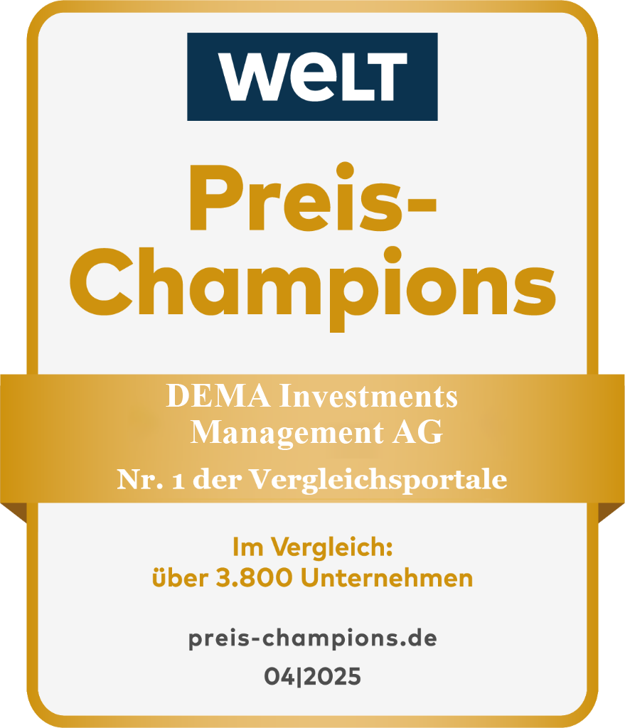 WELT Preis-Champions Nr. 1 – DEMA Investment